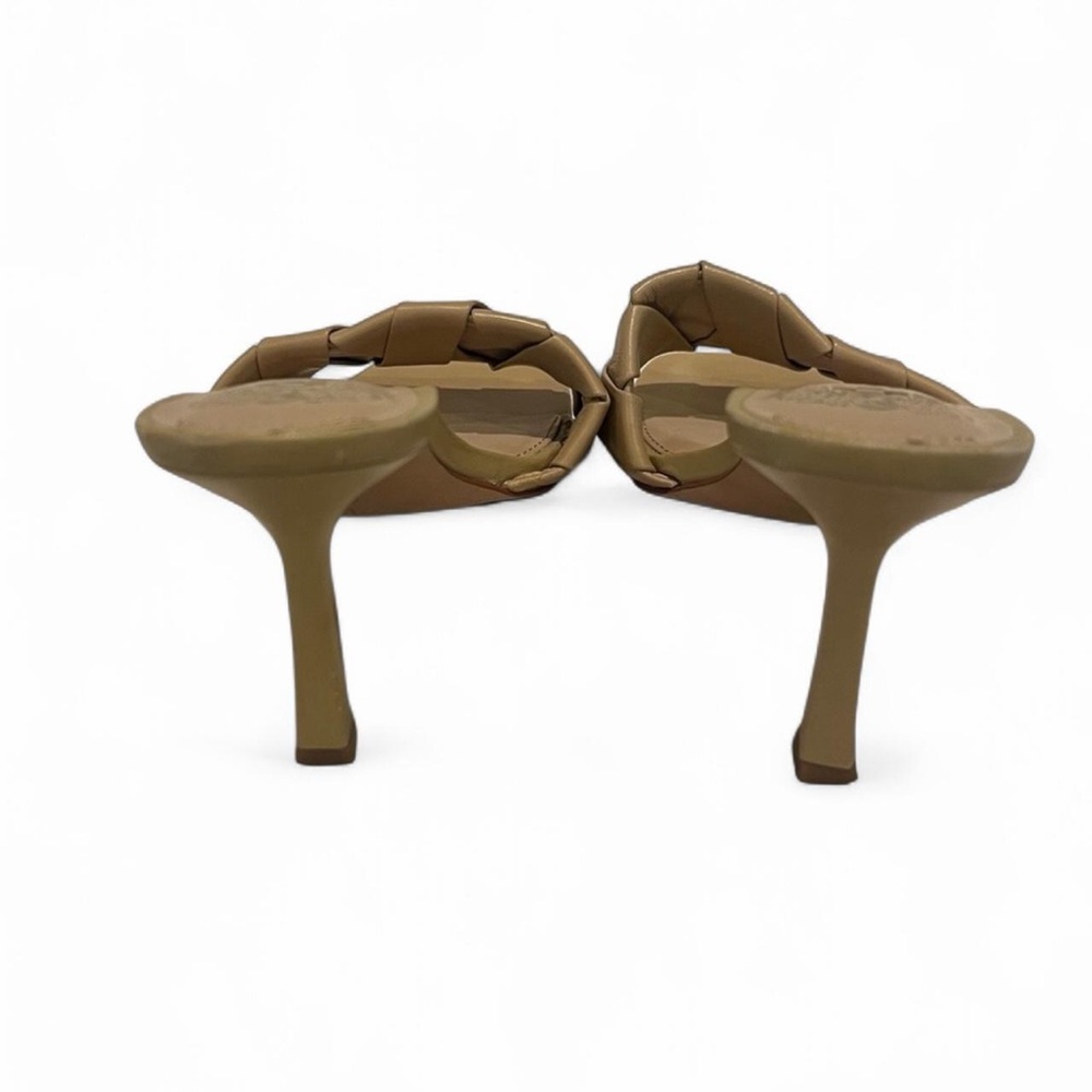Vince Camuto Endonta Braided Mule Heels Tan 7.5 - Picture 6 of 11